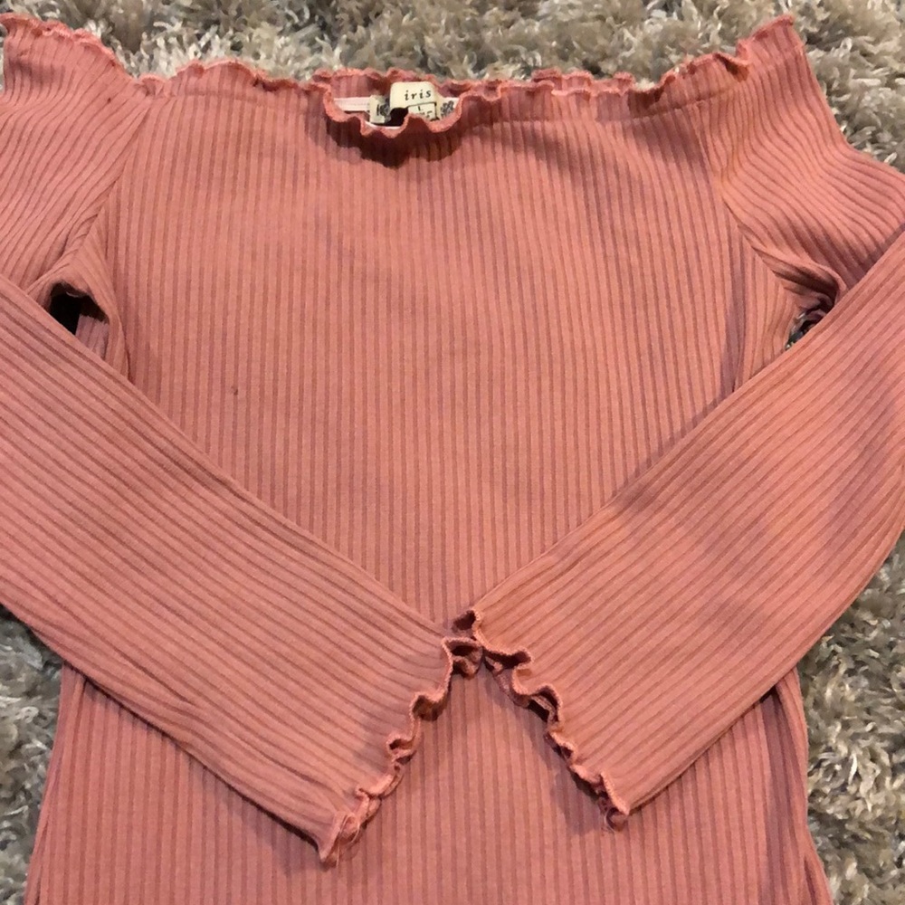 🌷off the shoulder pink mini dress🌷